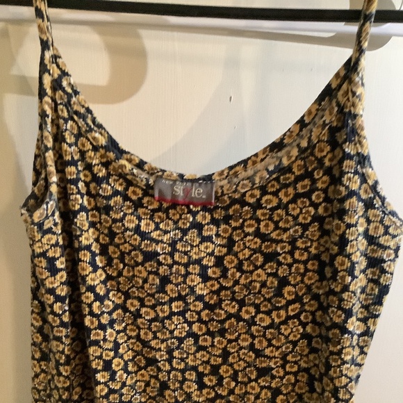 New York Style ribbed cotton sundress with sunflowers 🌻 - Picture 2 of 2